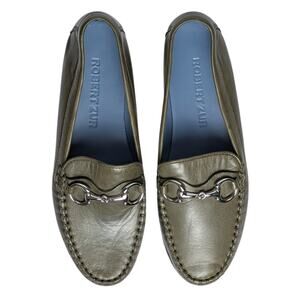 Robert Zur Soho Bit Loafer Khaki Leather Loafers